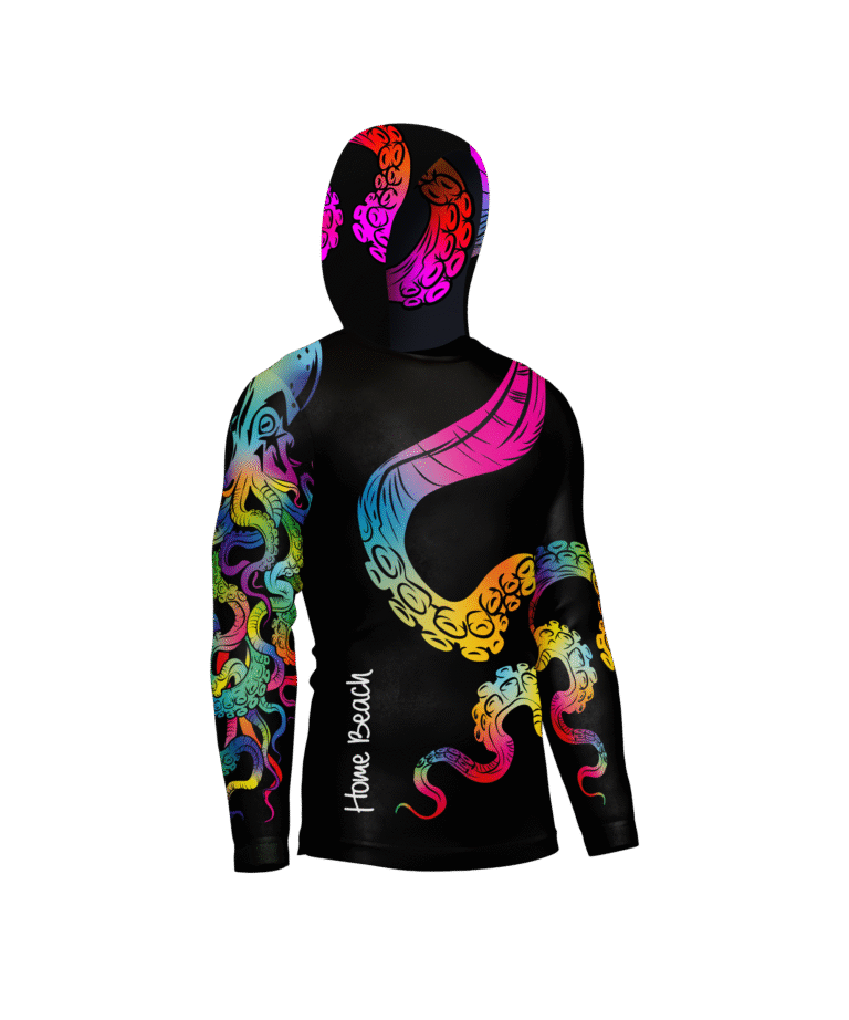Colorful Octopus Printed Long Sleeve Shirt