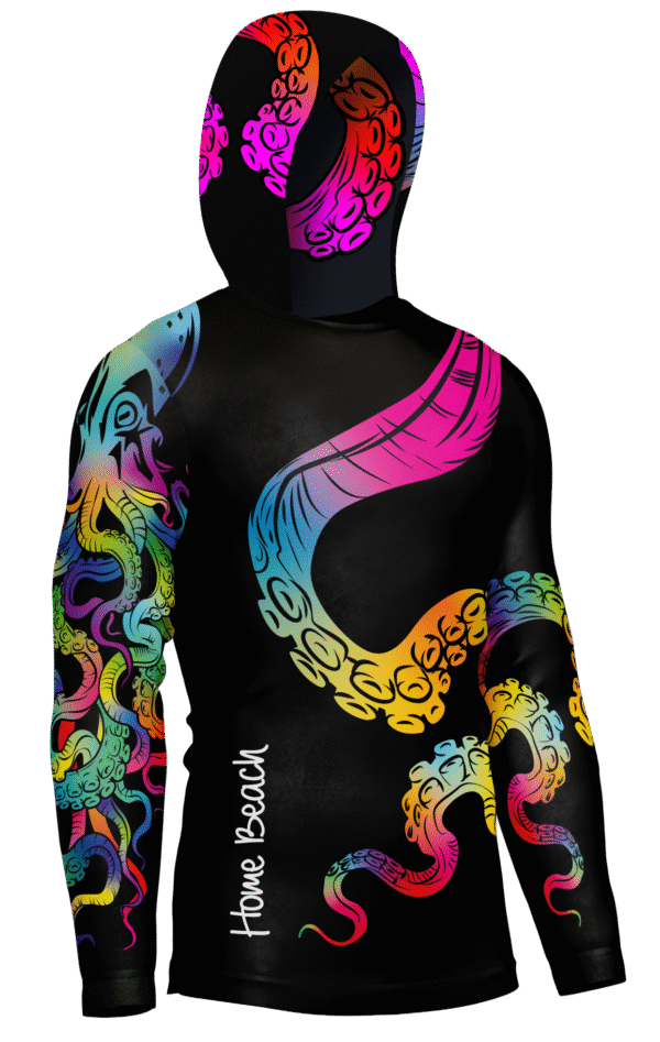 Colorful Octopus Printed Long Sleeve Shirt